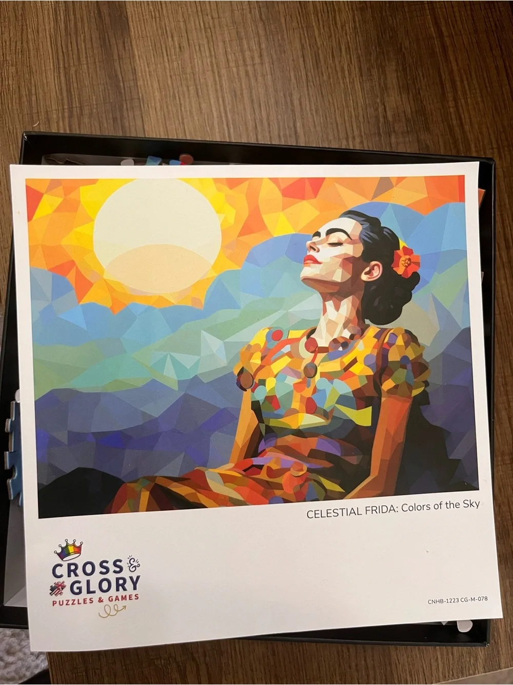 Cross Glory 1000-Piece Jigsaw Puzzle - Celestial Frida (Multicolor)